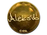 Sticker | Aleksib (Gold) | Katowice 2019