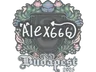 Sticker | alex666 | Budapest 2025