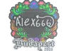 Sticker | alex666 (Embroidered) | Budapest 2025