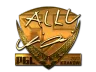 Sticker | allu (Gold) | Krakow 2017