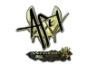 Sticker | apEX (Gold) | Antwerp 2022