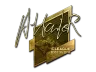 Sticker | Attacker (Gold) | Boston 2018