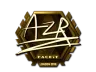 Sticker | AZR (Gold) | London 2018
