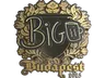 Sticker | biguzera (Gold) | Budapest 2025