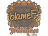 Sticker | blameF | Budapest 2025