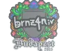 Sticker | brnz4n (Embroidered) | Budapest 2025