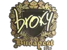 Sticker | broky (Gold) | Budapest 2025