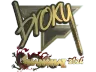 Sticker | broky (Gold) | Shanghai 2024