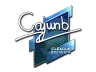 Sticker | cajunb (Foil) | Boston 2018