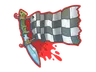 Sticker | Checkered Kukri