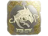 Sticker | chopper (Gold) | Austin 2025