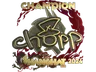 Sticker | chopper (Gold, Champion) | Shanghai 2024