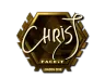 Sticker | chrisJ (Gold) | London 2018