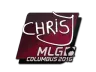 Sticker | chrisJ | MLG Columbus 2016