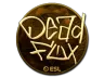 Sticker | DeadFox (Gold) | Katowice 2019