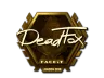 Sticker | DeadFox (Gold) | London 2018