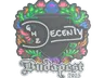Sticker | decenty (Embroidered) | Budapest 2025