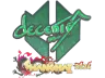 Sticker | decenty (Glitter) | Shanghai 2024