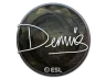 Sticker | dennis (Foil) | Katowice 2019