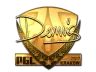 Sticker | dennis (Gold) | Krakow 2017