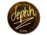 Sticker | dephh (Gold) | Katowice 2019