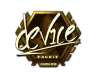 Sticker | device (Gold) | London 2018