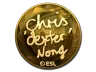 Sticker | dexter (Gold) | Katowice 2019
