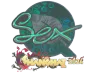 Sticker | dexter (Holo) | Shanghai 2024