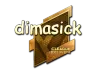 Sticker | dimasick (Gold) | Boston 2018