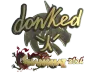 Sticker | donk (Gold) | Shanghai 2024