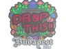 Sticker | drop (Embroidered) | Budapest 2025