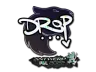 Sticker | drop (Glitter) | Antwerp 2022
