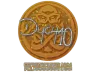 Sticker | Dycha (Glitter) | Copenhagen 2024