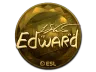 Sticker | Edward (Gold) | Katowice 2019
