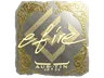 Sticker | efire (Gold) | Austin 2025