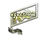 Sticker | electronic (Gold) | Paris 2023