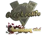 Sticker | electronic (Gold) | Shanghai 2024