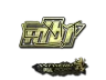 Sticker | exit (Gold) | Antwerp 2022