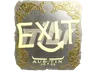Sticker | exit (Gold) | Austin 2025