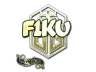Sticker | F1KU (Gold) | Paris 2023