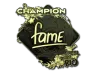 Sticker | fame (Gold, Champion) | Rio 2022
