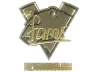 Sticker | fame (Gold) | Copenhagen 2024