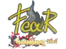 Sticker | fEAR (Glitter) | Shanghai 2024