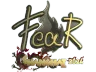 Sticker | fEAR (Gold) | Shanghai 2024