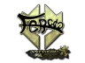 Sticker | fer (Gold) | Antwerp 2022
