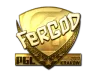 Sticker | fer (Gold) | Krakow 2017