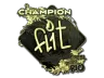 Sticker | FL1T (Gold, Champion) | Rio 2022