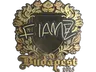 Sticker | FlameZ (Gold) | Budapest 2025