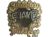 Sticker | FlameZ (Gold, Champion) | Budapest 2025