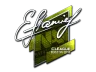 Sticker | flamie (Foil) | Boston 2018